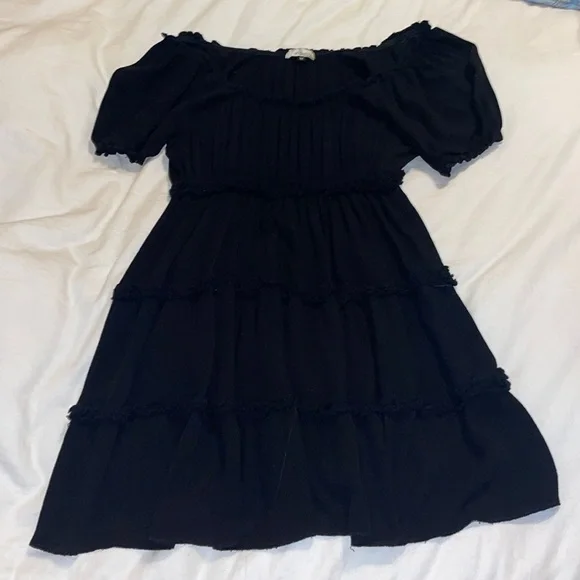 Super cute black dress from boot barn, size medium but is on the shorter  side.